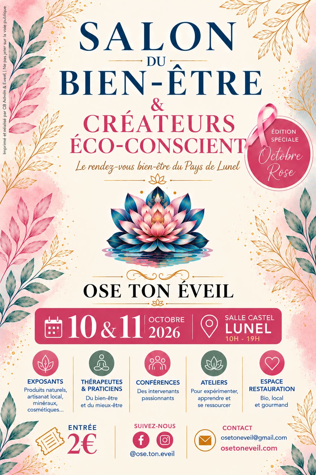 Salon du bien-être & Créateurs éco-conscient Lunel Salon du bien-être & Créateurs éco-conscient Lunel